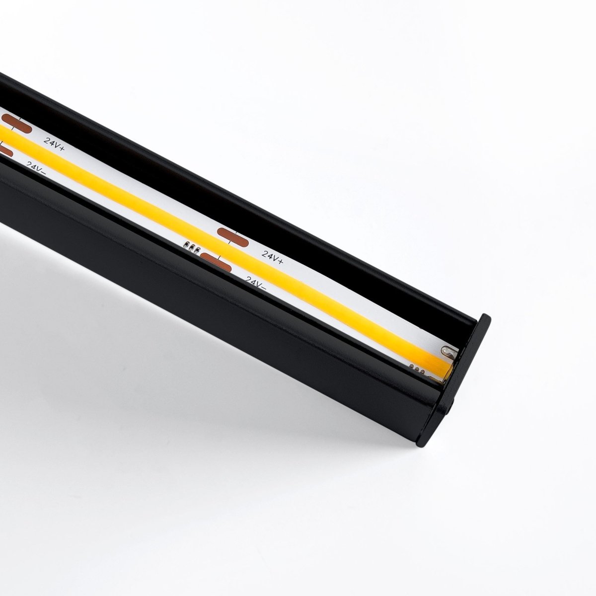 Perfil de aluminio superficie - Tira LED ≤ 12mm - 23.5x57.8mm - 2 metros - Barcelona Led-