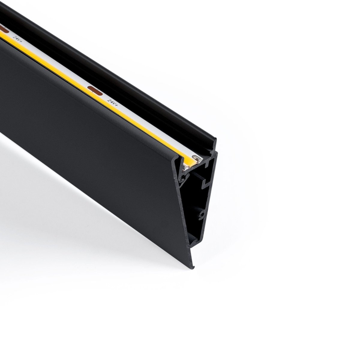 Perfil de aluminio superficie - Tira LED ≤ 12mm - 23.5x57.8mm - 2 metros - Barcelona Led-