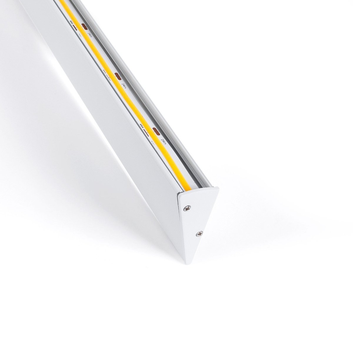 Perfil de aluminio superficie - Tira LED ≤ 12mm - 23.5x57.8mm - 2 metros - Barcelona Led-