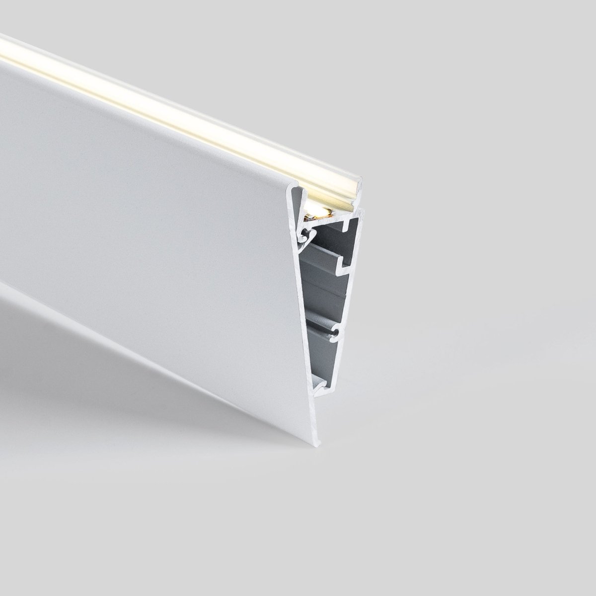 Perfil de aluminio superficie - Tira LED ≤ 12mm - 23.5x57.8mm - 2 metros - Barcelona Led-
