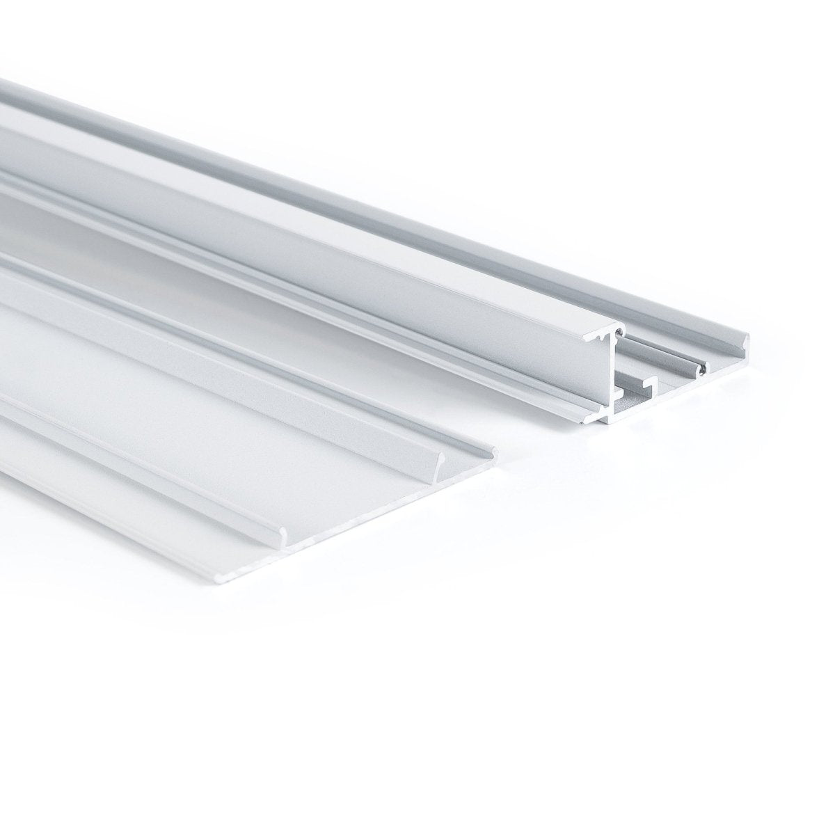 Perfil de aluminio superficie - Tira LED ≤ 12mm - 23.5x57.8mm - 2 metros - Barcelona Led-