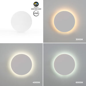 Aplique de pared circular "Eclipse" 18W - CCT - IP65 (33)