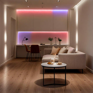 Tira LED inteligente RGB COB 24V DC - Emisión lateral - 12W/m - 10mm - IP20 - Rollo de 5 metros (13)