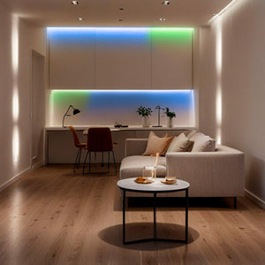 Tira LED inteligente RGB COB 24V DC - Emisión lateral - 12W/m - 10mm - IP20 - Rollo de 5 metros (14)