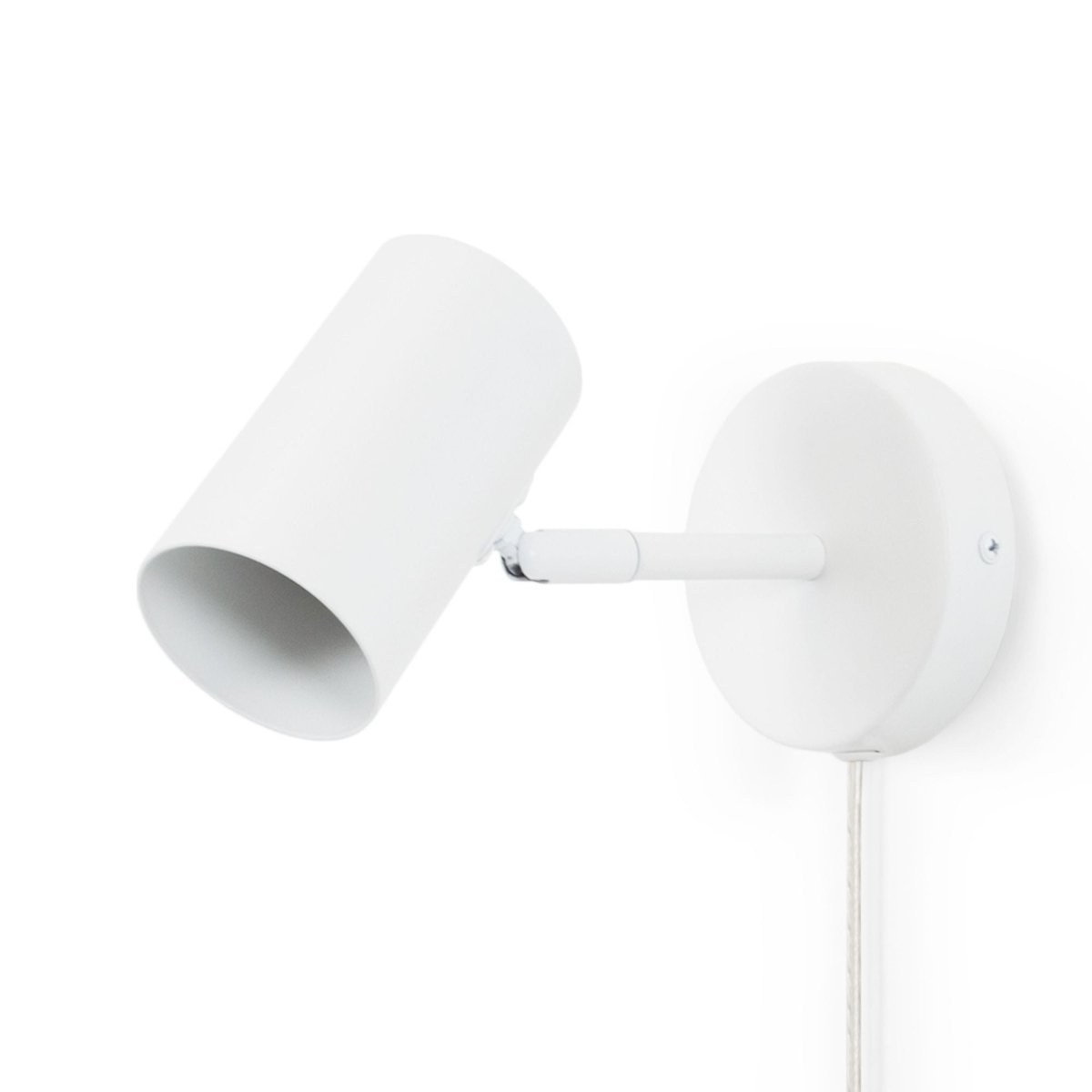 Aplique de pared interior orientable "Ben" con cable y enchufe - E27 - Barcelona Led-Decoración