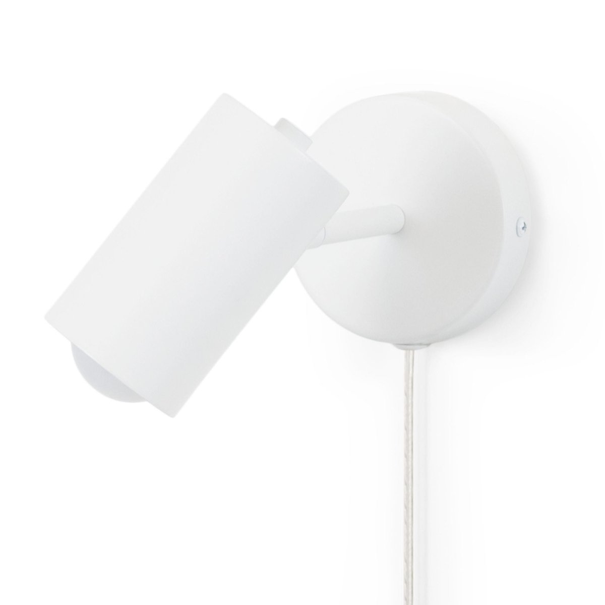 Aplique de pared interior orientable "Ben" con cable y enchufe - E27 - Barcelona Led-Decoración