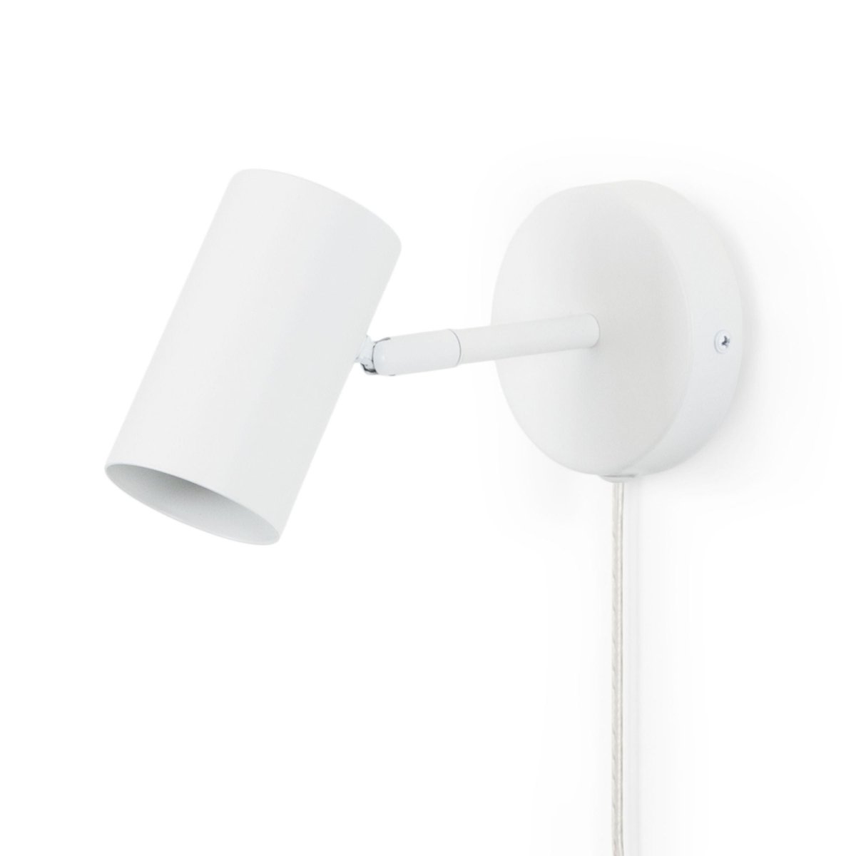 Aplique de pared interior orientable "Ben" con cable y enchufe - E27 - Barcelona Led-Decoración