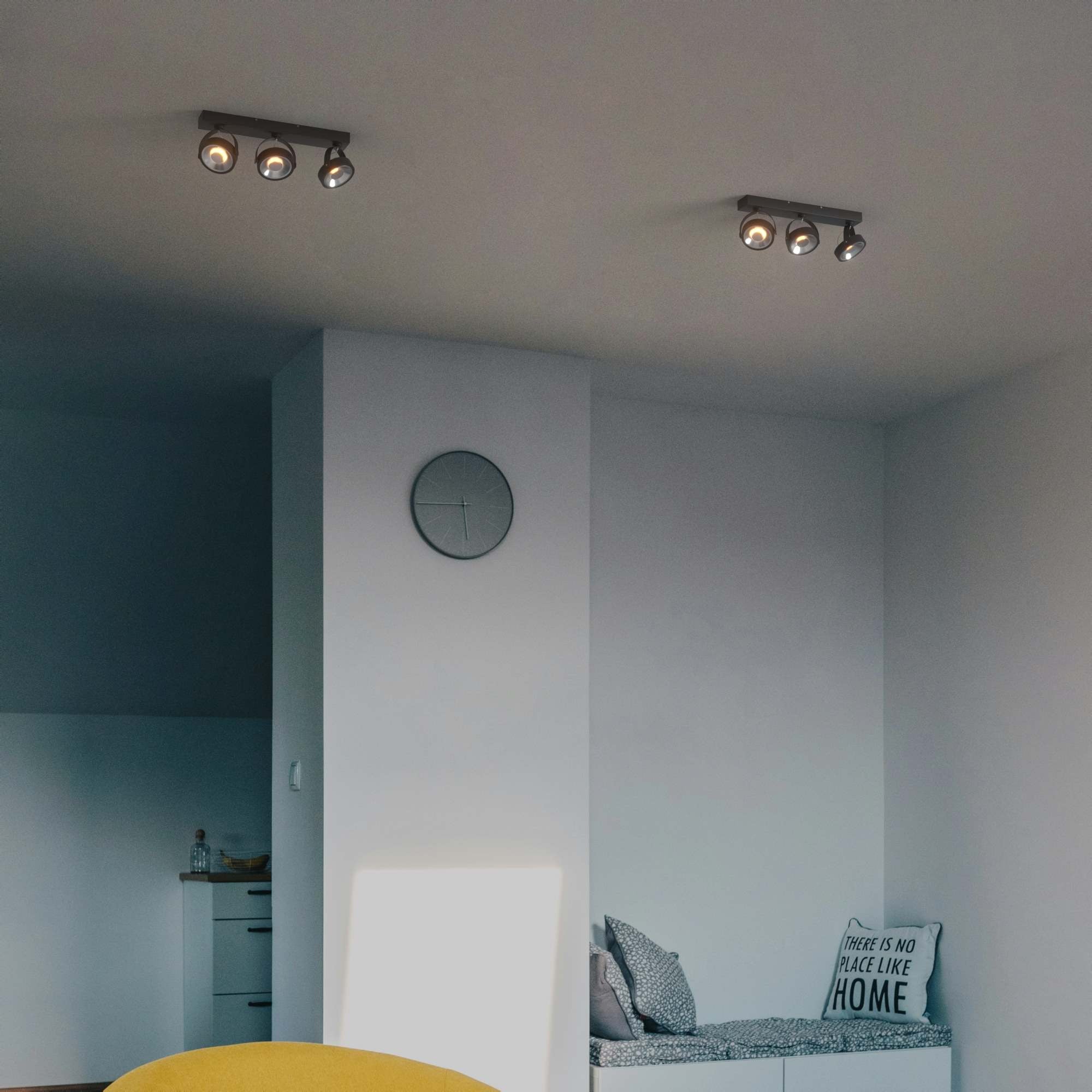 Foco de techo triple orientable "IRIS" + 3 bombillas AR111 GU10 (3)