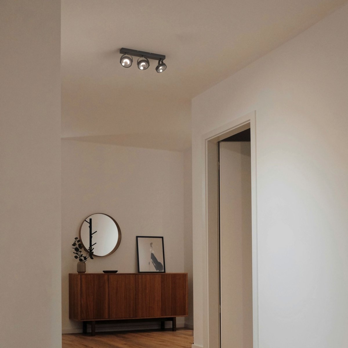 Foco de techo triple orientable "IRIS" + 3 bombillas AR111 GU10 - Barcelona Led-Decoración