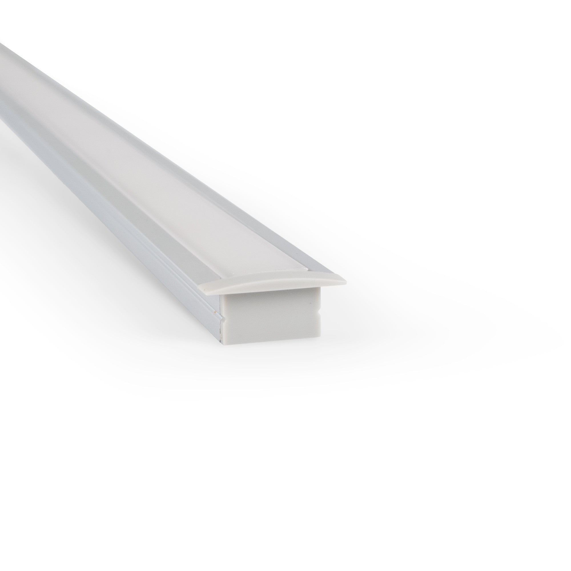 Perfil de aluminio empotrable para tira LED ≤ 15mm - 18.5x12mm - 2 metros (3)