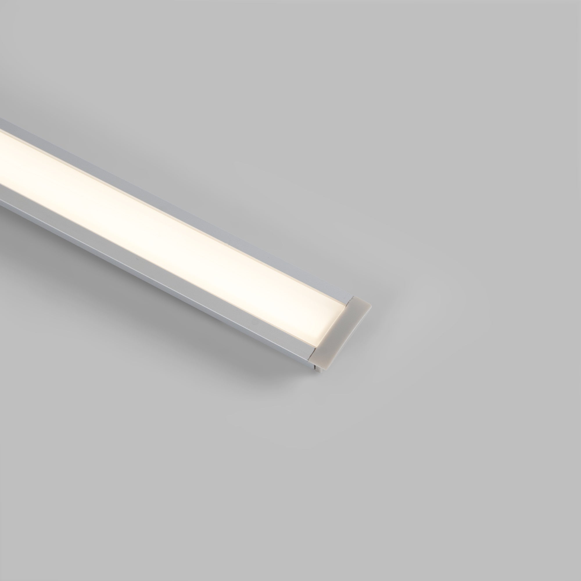 Perfil de aluminio empotrable para tira LED ≤ 15mm - 18.5x12mm - 2 metros (4)