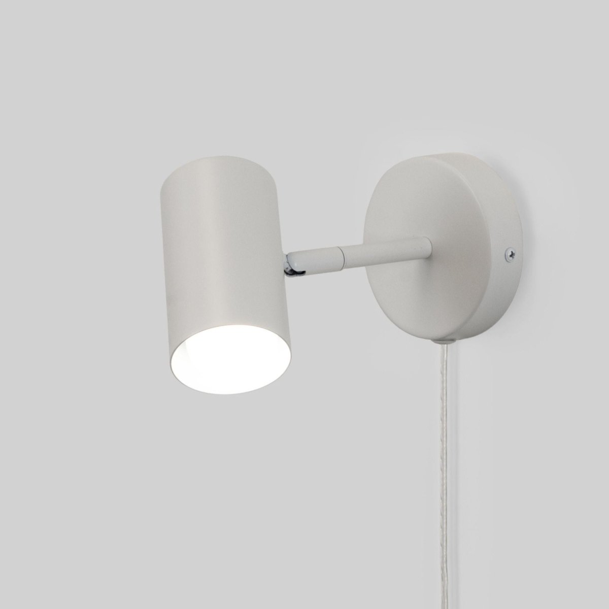 Aplique de pared interior orientable "Ben" con cable y enchufe - E27 - Barcelona Led-Decoración