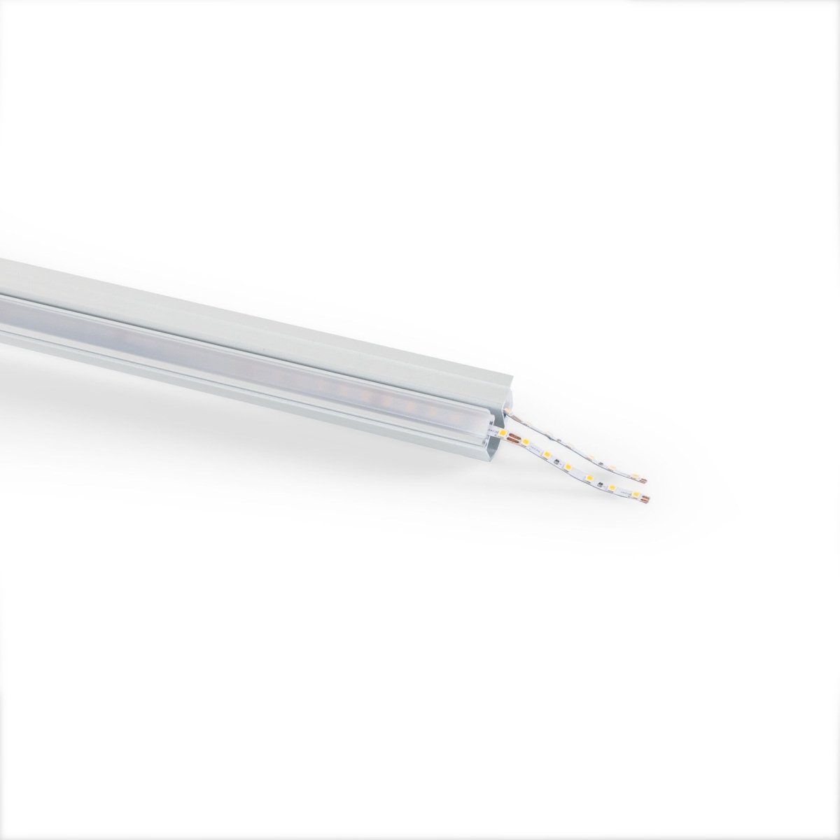 Perfil de aluminio para esquinas - Tira LED doble - 38.7x39mm - 2 metros - Barcelona Led-
