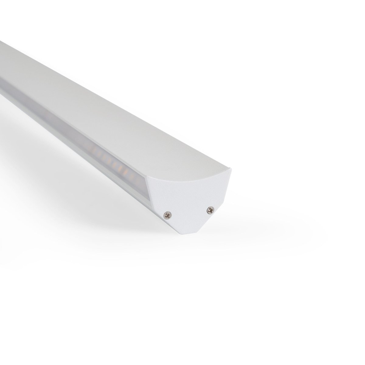 Perfil de aluminio para esquinas - Tira LED doble - 38.7x39mm - 2 metros - Barcelona Led-