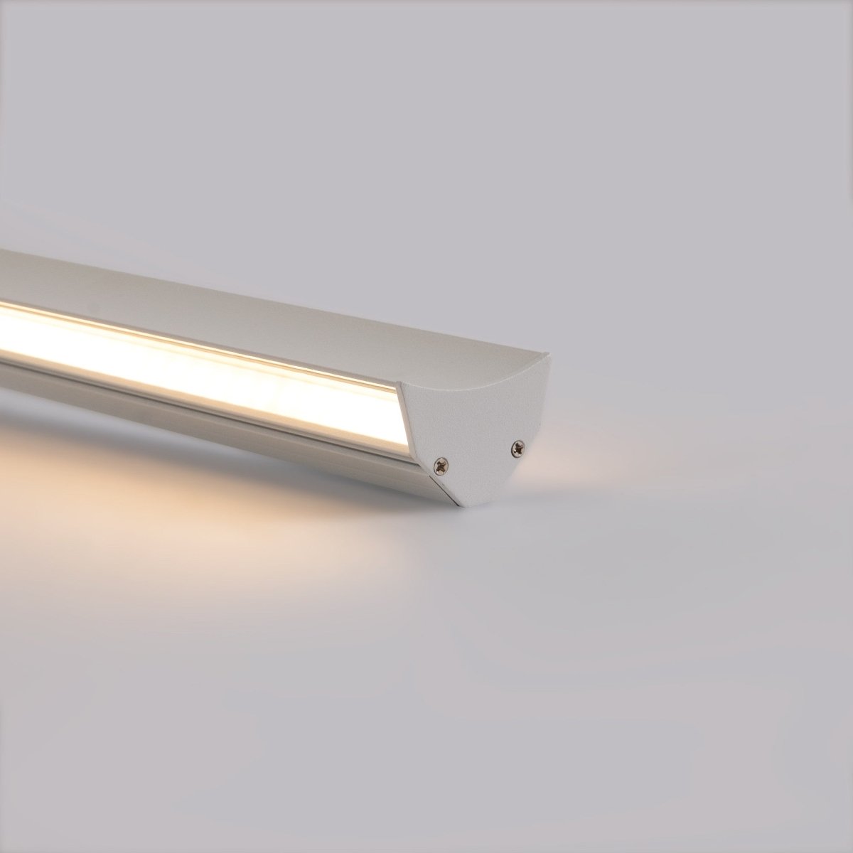 Tapa para perfil de esquina para tira LED doble - Ref. BPERFALP191 - Barcelona Led-Accesorios