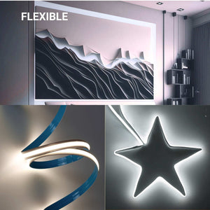 Tira LED COB 24V DC -Monocolor - FREE CUT - 11W/m - 8mm - IP20 - Rollo de 10 metros (20)