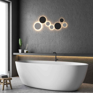 Aplique de pared circular "Eclipse" 9W - CCT - IP65 (1)