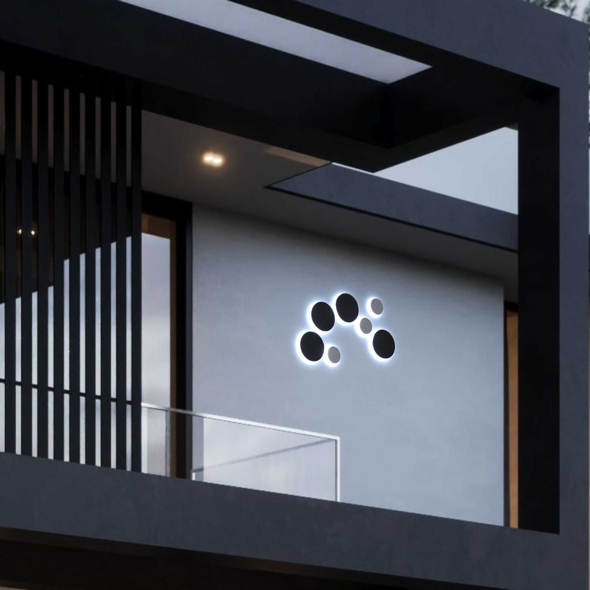 Aplique de pared circular "Eclipse" 18W - CCT - IP65 (43)