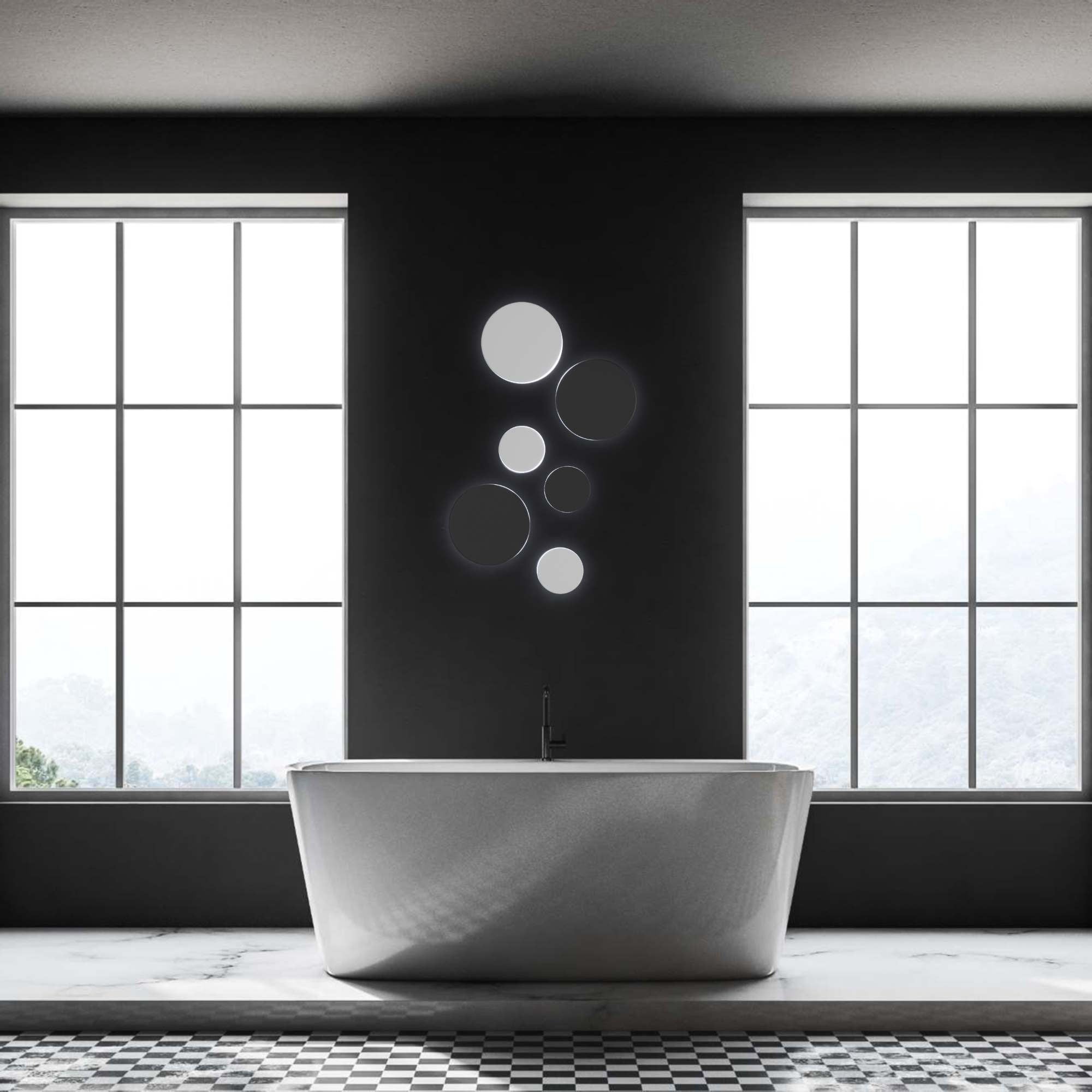 Aplique de pared circular "Eclipse" 9W - CCT - IP65 (42)