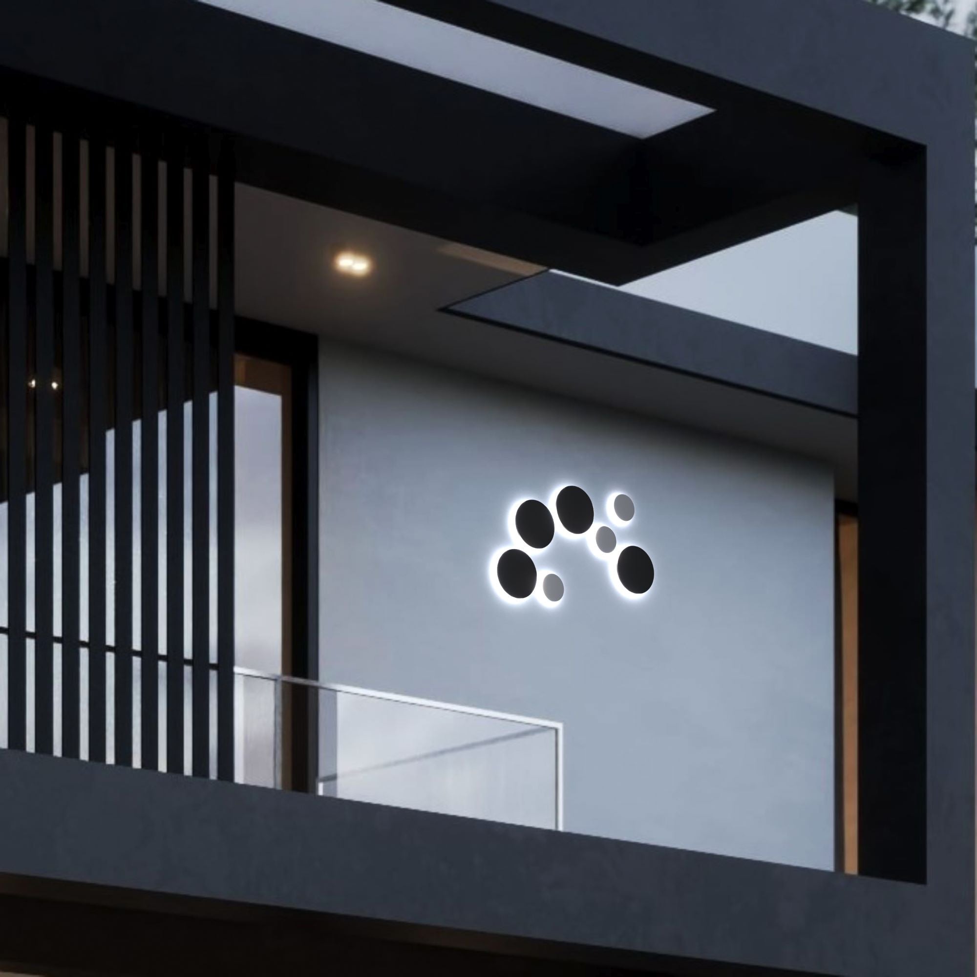 Aplique de pared circular "Eclipse" 18W - CCT - IP65 (49)