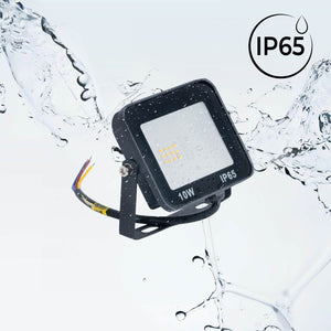 Pack de 5 proyectores LED exterior 10W - 95lm/W - IP65 (1)