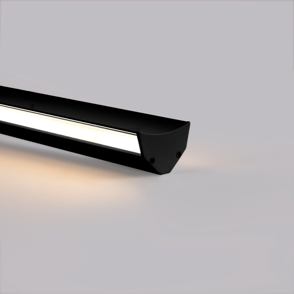 Tapa para perfil de esquina para tira LED doble - Ref. BPERFALP191 - Barcelona Led-Accesorios