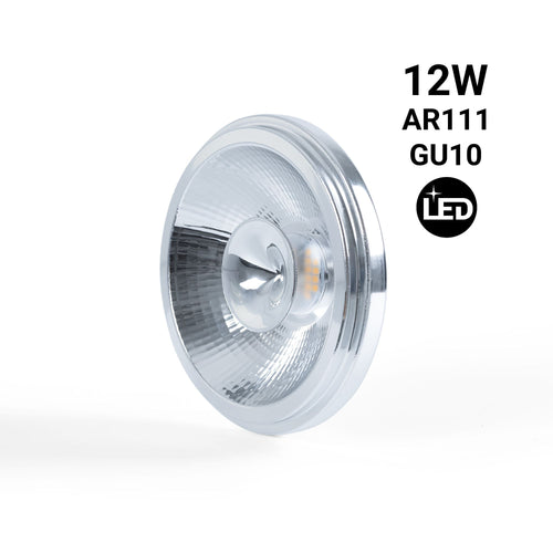 Lâmpada AR111 LED com casquilho GU10 de 12W