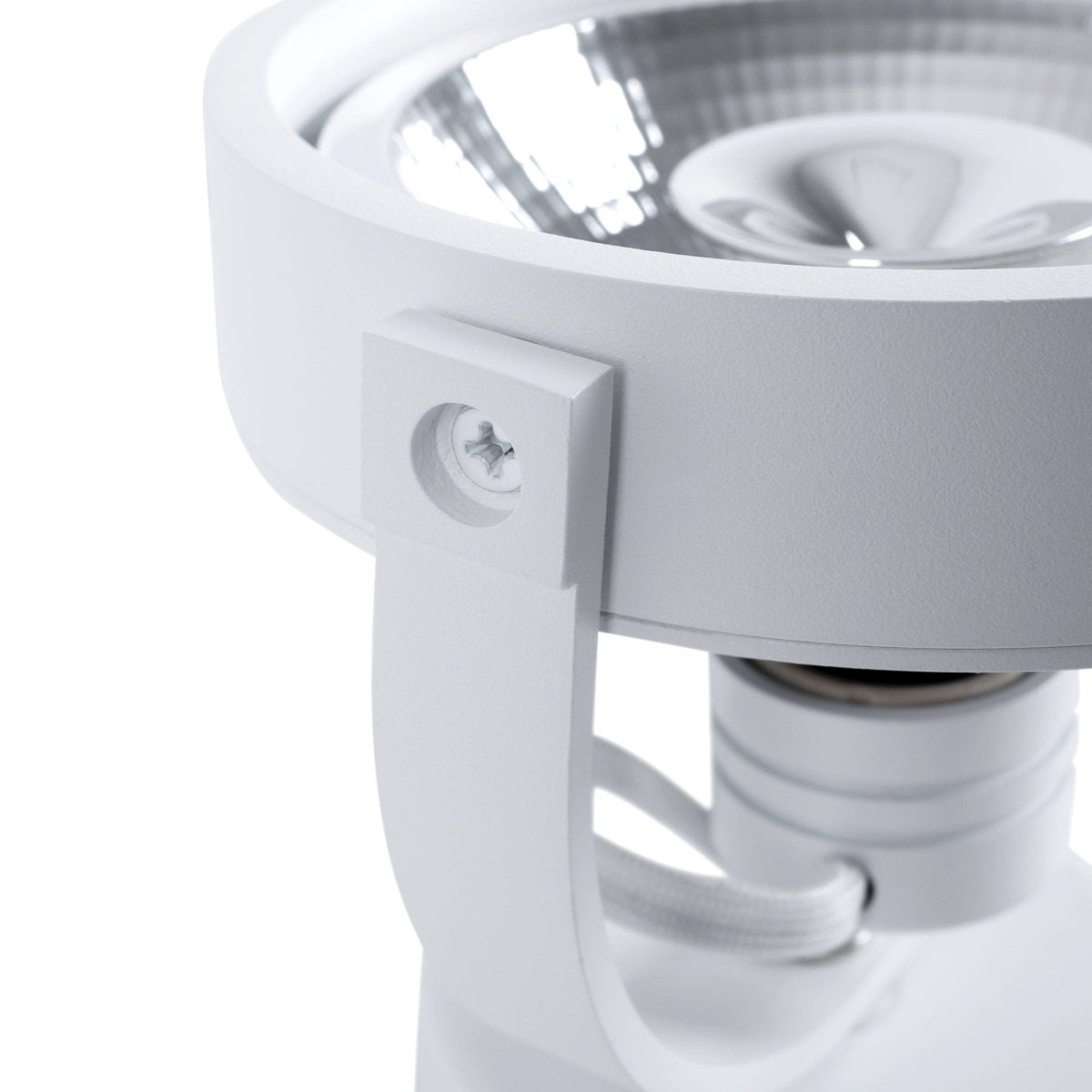 Foco de techo orientable "IRIS" + Bombilla AR111 GU10 - Barcelona Led-Decoración