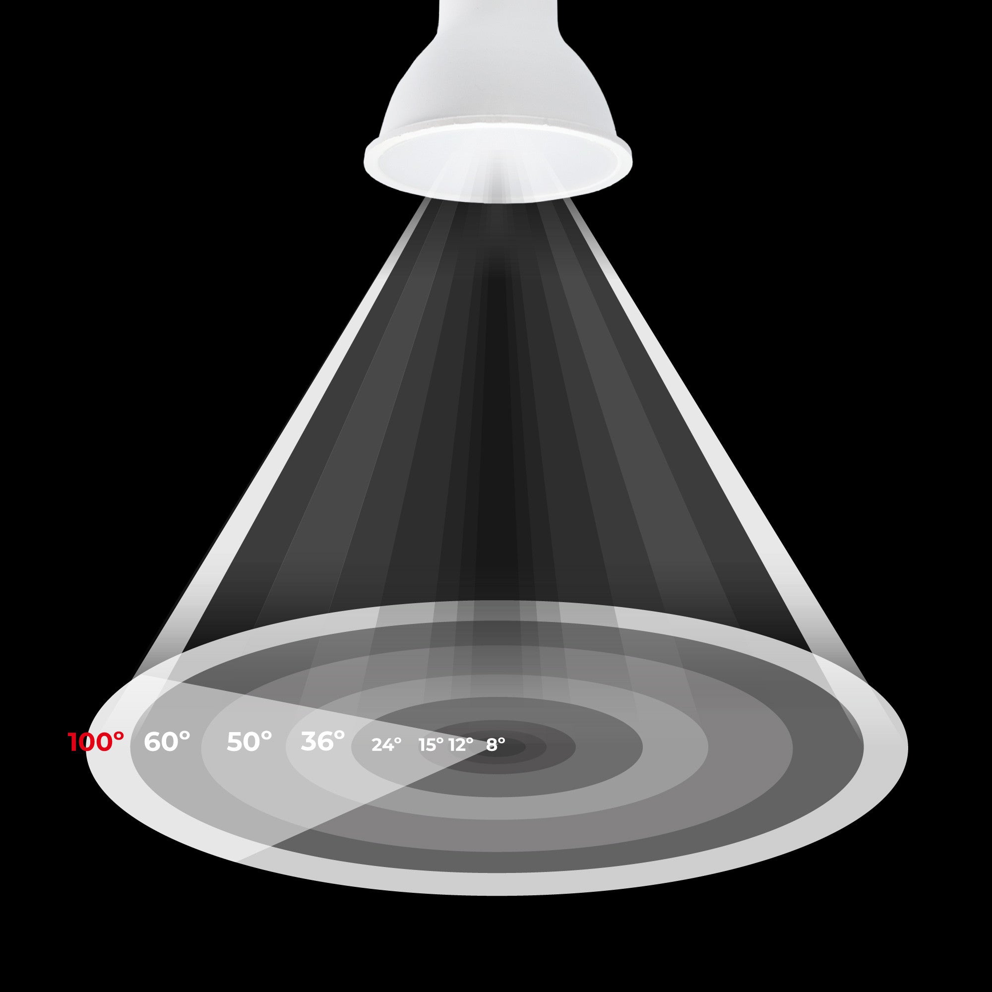 Bombilla LED de colores - GU10 - 5W - 45º (13)