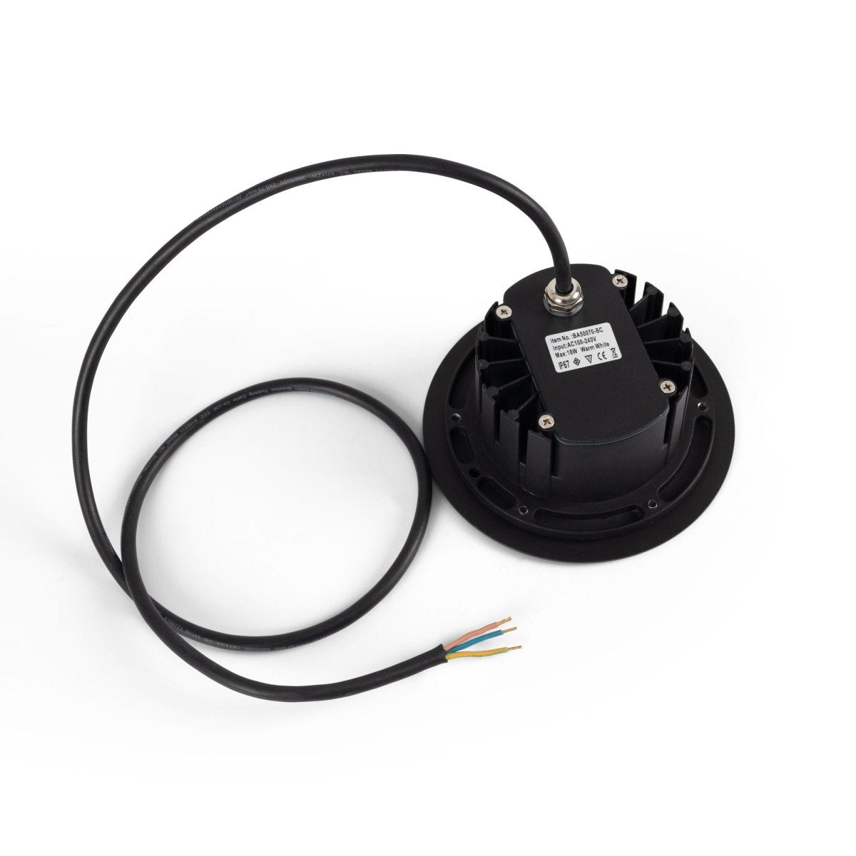 Baliza LED exterior suelo 18W - 100-240V - IP67 - Ø15cm - 30º - Barcelona Led-