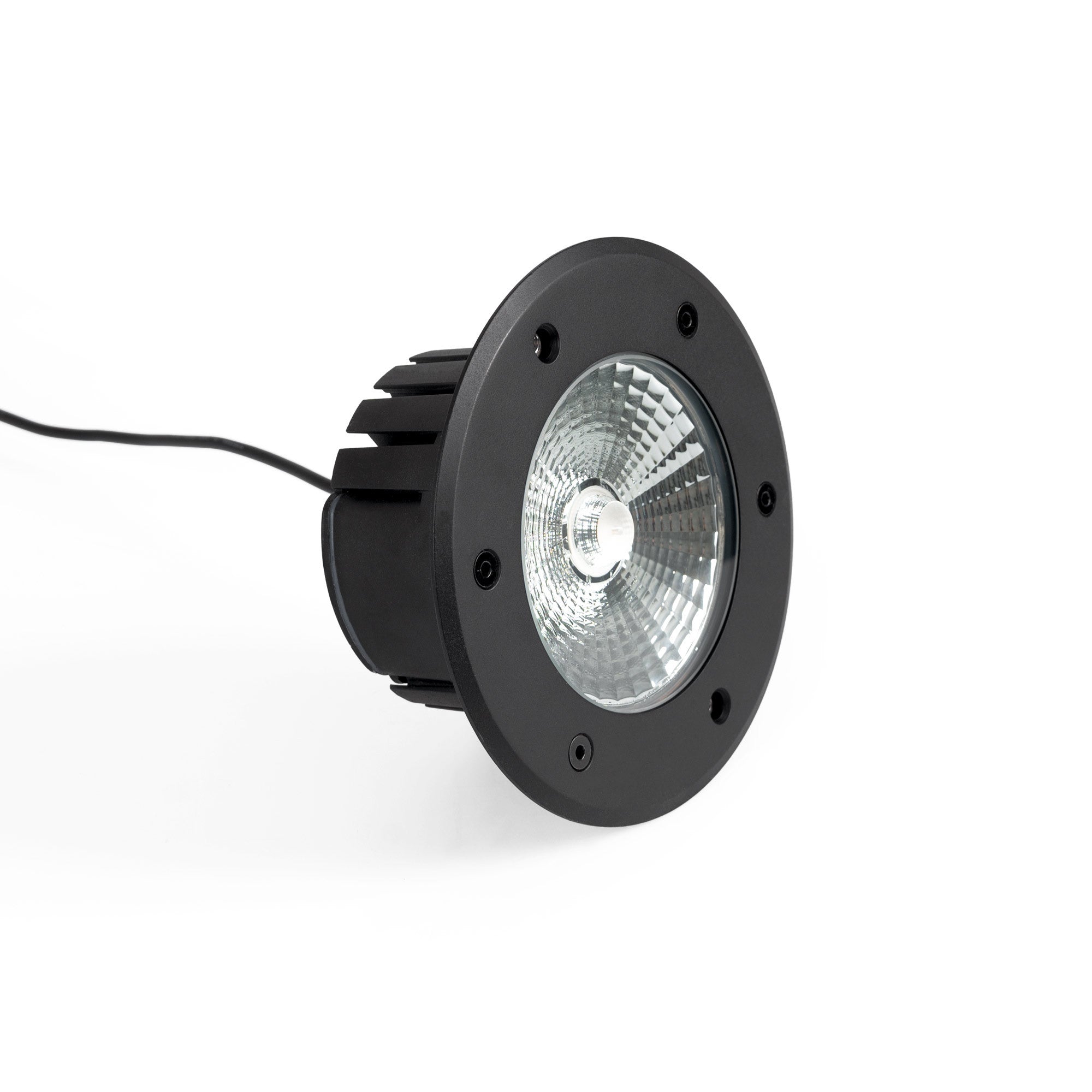 Baliza LED exterior suelo 18W RGB - 12V DC - IP67 - Ø15cm -30º (27)