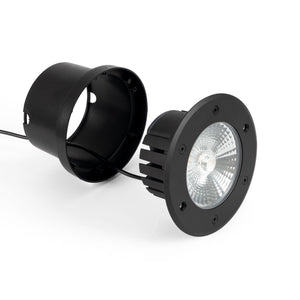Baliza LED exterior suelo 18W RGB - 12V DC - IP67 - Ø15cm -30º (28)
