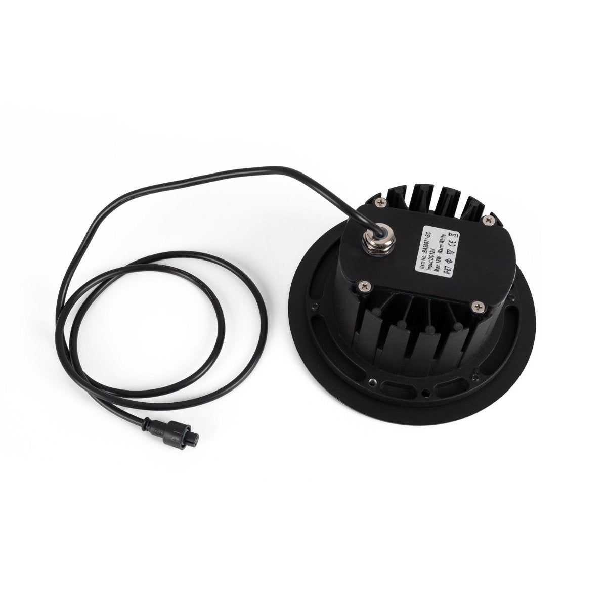 Baliza LED exterior suelo 18W - 12V DC - IP67 - Ø15cm -30º - RGB/3000K - Barcelona Led-