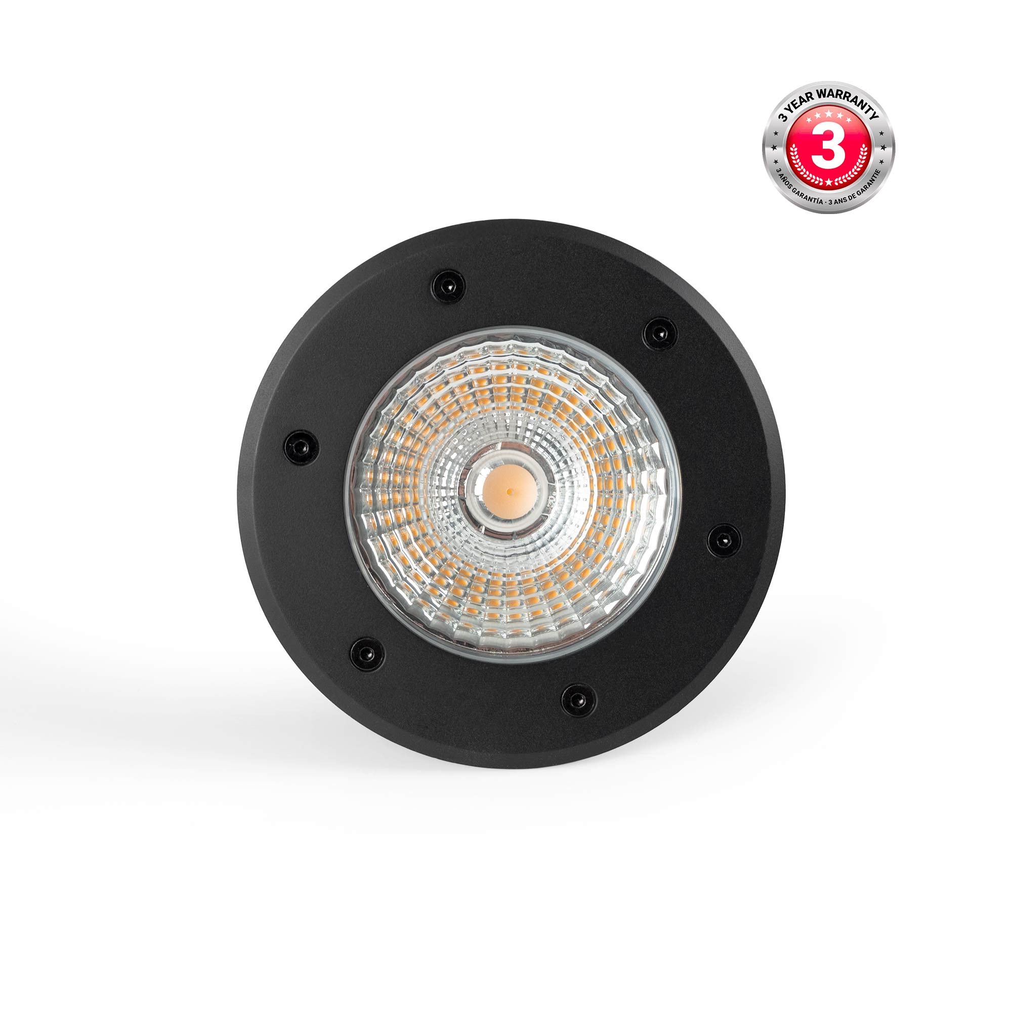 Baliza LED exterior suelo 18W RGB - 12V DC - IP67 - Ø15cm -30º (33)