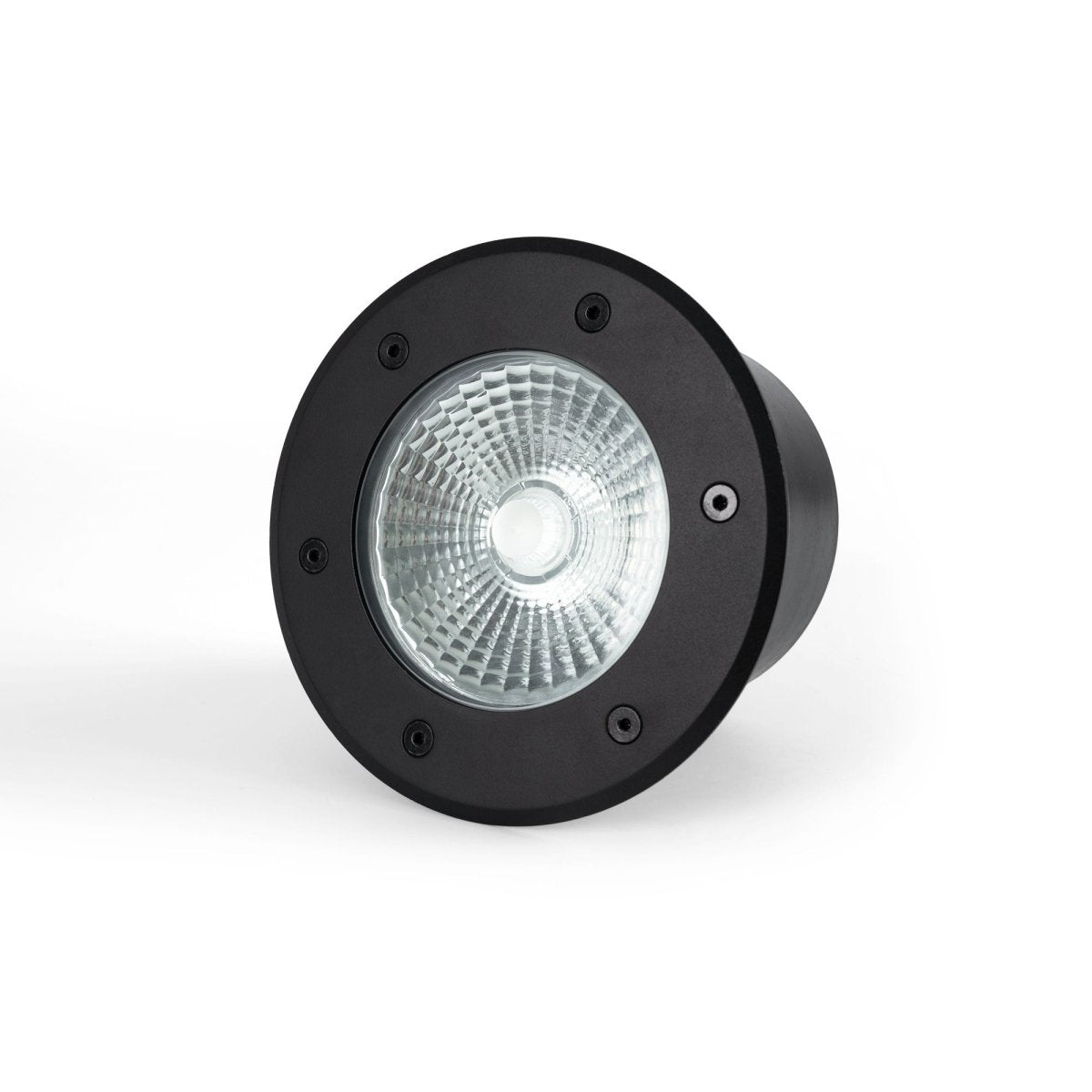 Baliza LED exterior suelo 18W - 12V DC - IP67 - Ø15cm -30º - RGB/3000K - Barcelona Led-