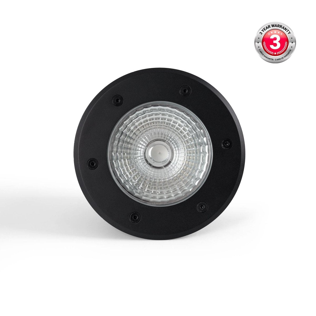 Baliza LED exterior suelo 18W - 12V DC - IP67 - Ø15cm -30º - RGB/3000K - Barcelona Led-