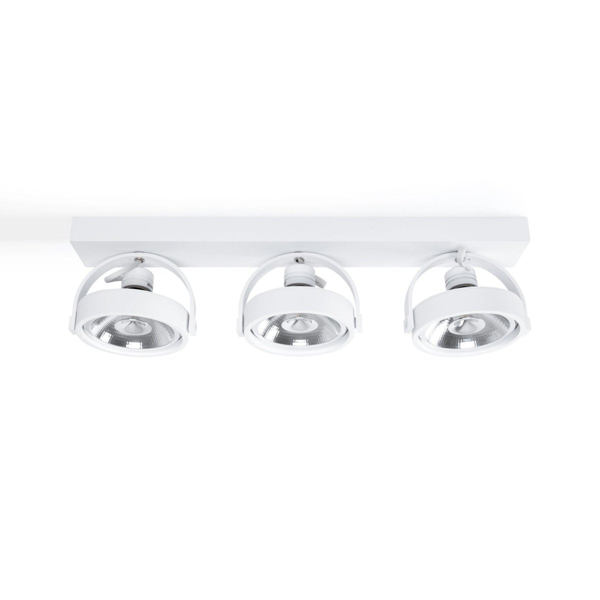 Foco de techo triple orientable "IRIS" + 3 bombillas AR111 GU10 - Barcelona Led-Decoración