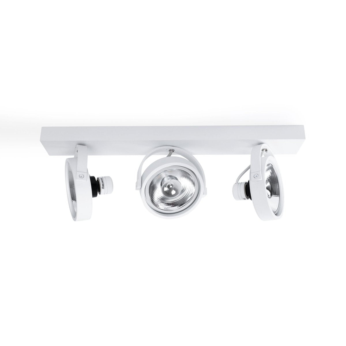 Foco de techo triple orientable "IRIS" + 3 bombillas AR111 GU10 - Barcelona Led-Decoración