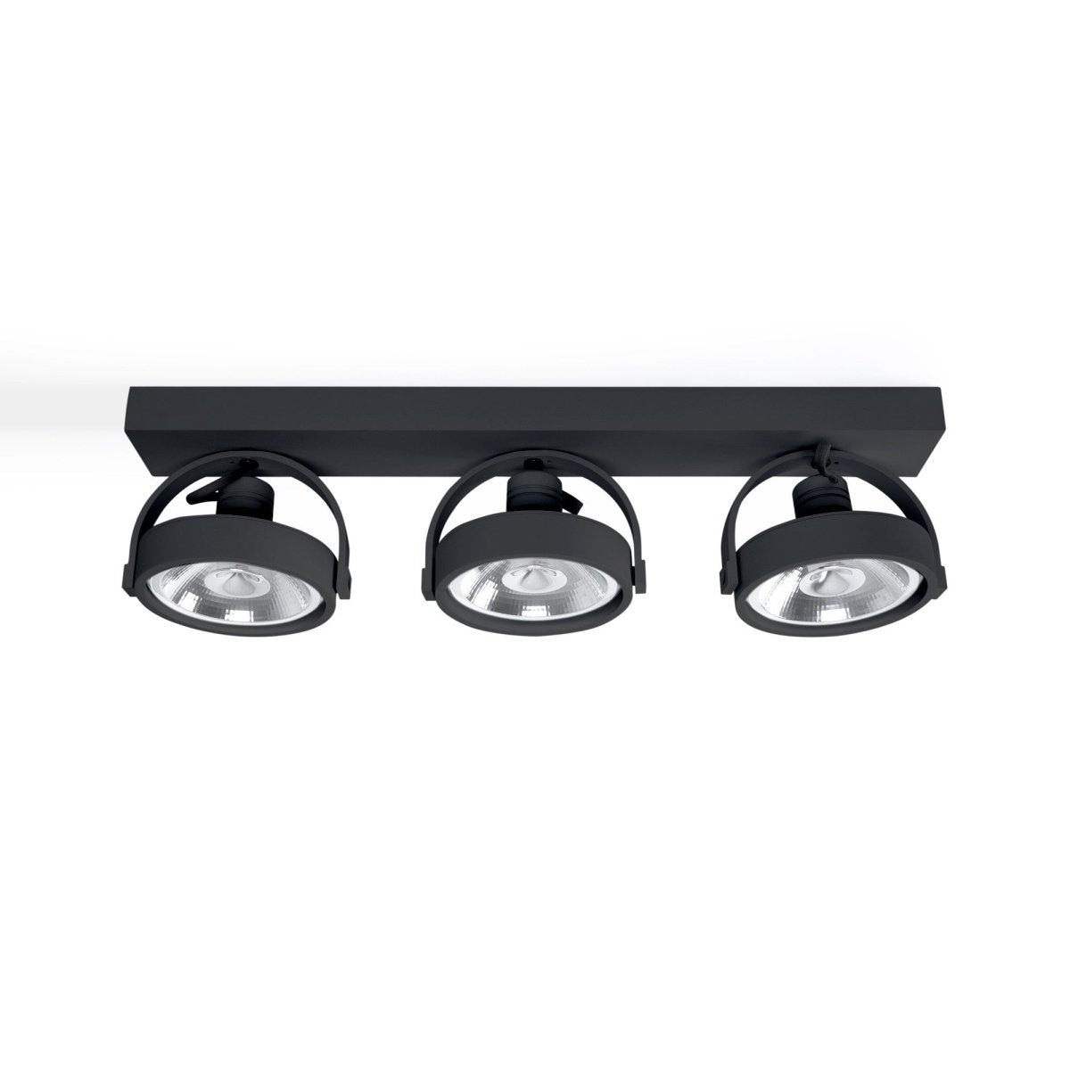 Foco de techo triple orientable "IRIS" + 3 bombillas AR111 GU10 - Barcelona Led-Decoración