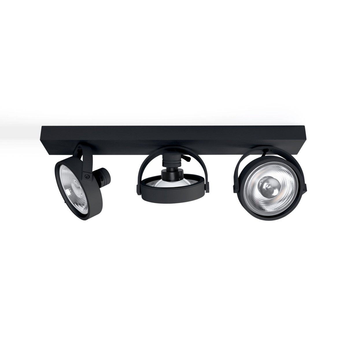 Foco de techo triple orientable "IRIS" + 3 bombillas AR111 GU10 - Barcelona Led-Decoración