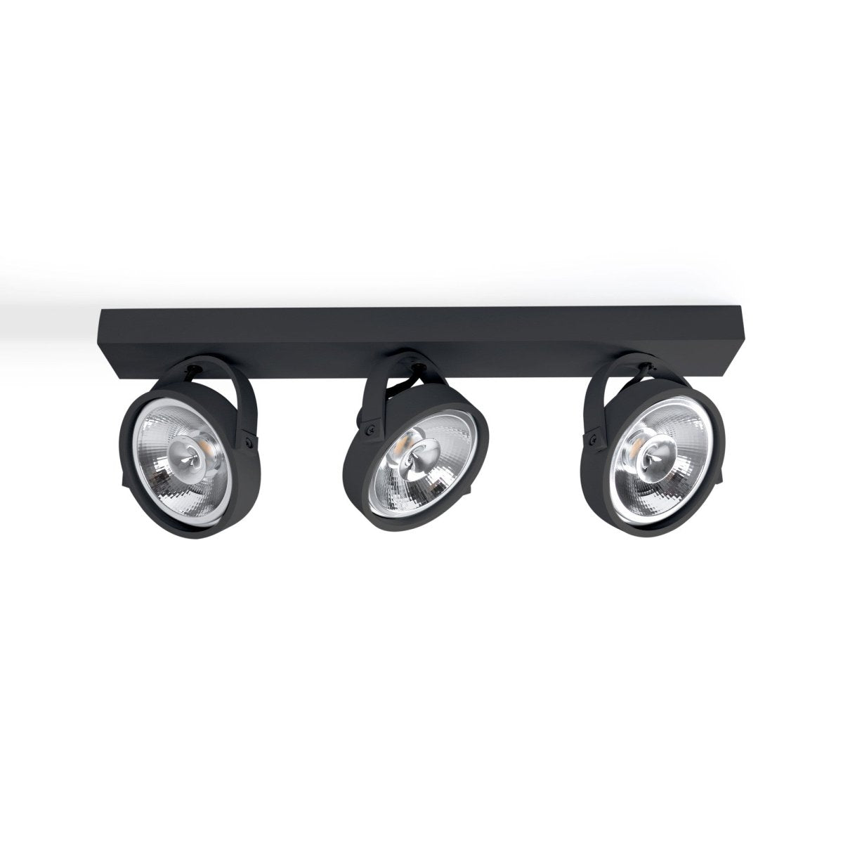 Foco de techo triple orientable "IRIS" + 3 bombillas AR111 GU10 - Barcelona Led-Decoración