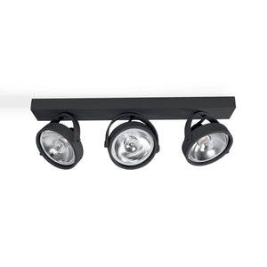 Foco de techo triple orientable "IRIS" + 3 bombillas AR111 GU10 (28)