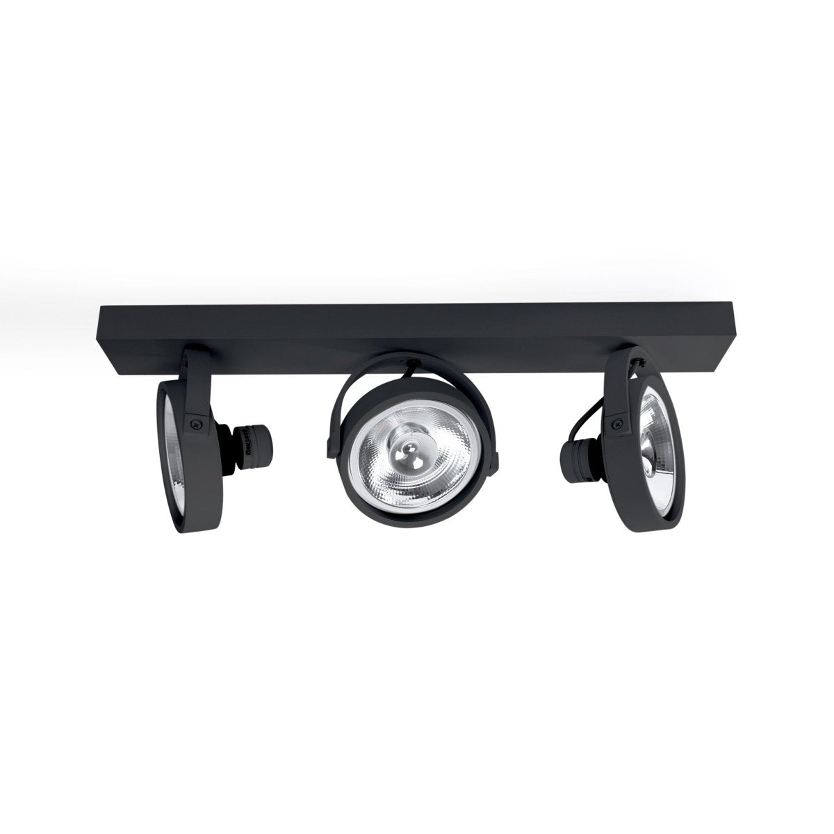 Foco de techo triple orientable "IRIS" + 3 bombillas AR111 GU10 - Barcelona Led-Decoración