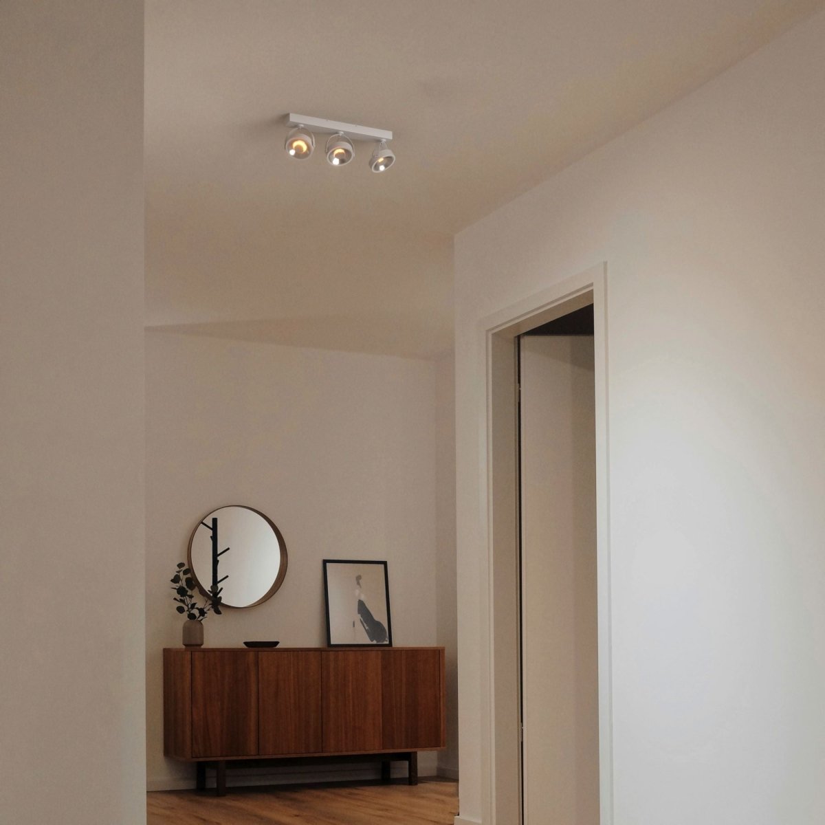 Foco de techo triple orientable "IRIS" + 3 bombillas AR111 GU10 - Barcelona Led-Decoración