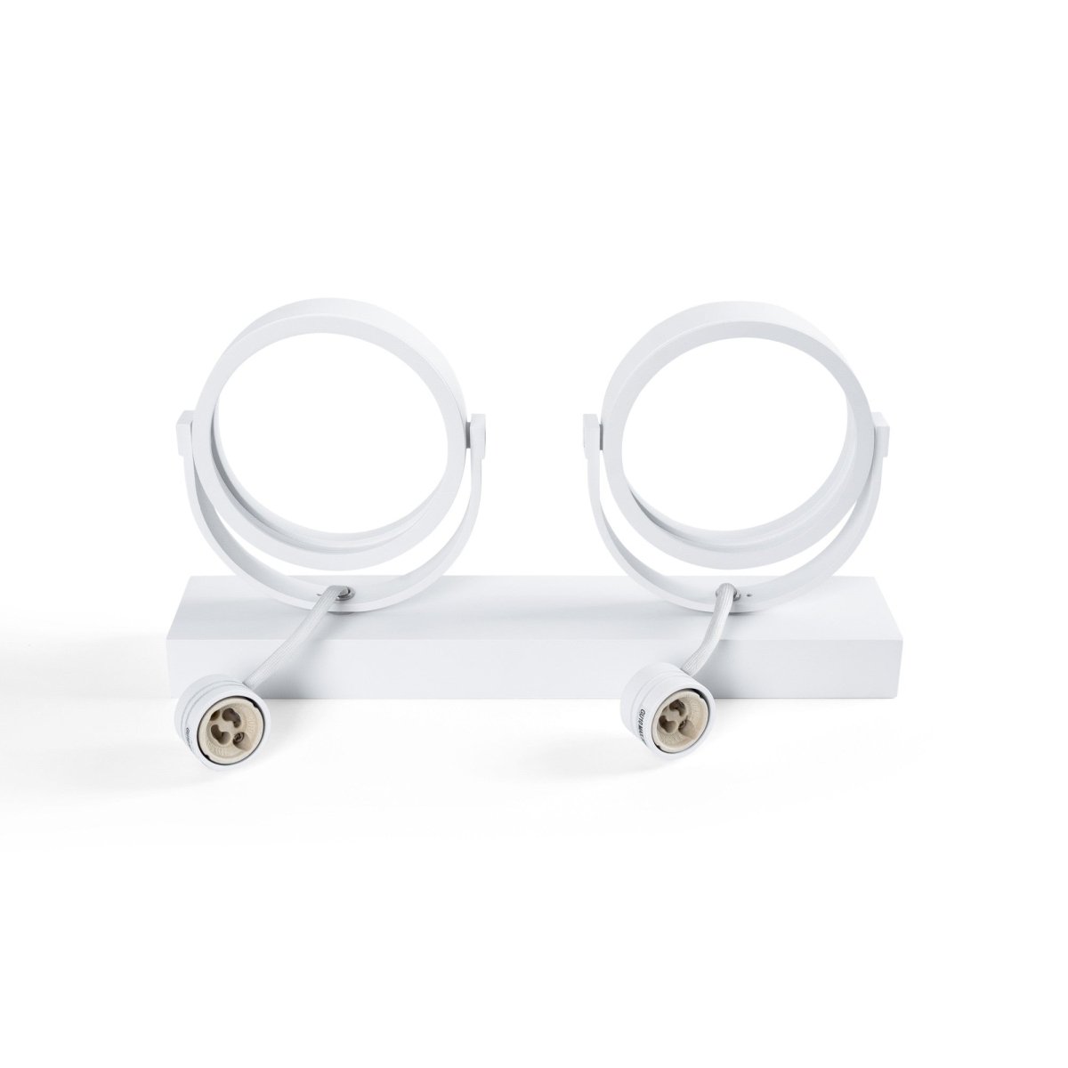 Foco de techo doble orientable "IRIS" - 2 x AR111 GU10 - Barcelona Led-Decoración