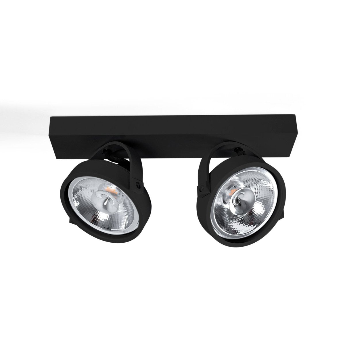 Foco de techo doble orientable "IRIS" - 2 x AR111 GU10 - Barcelona Led-Decoración