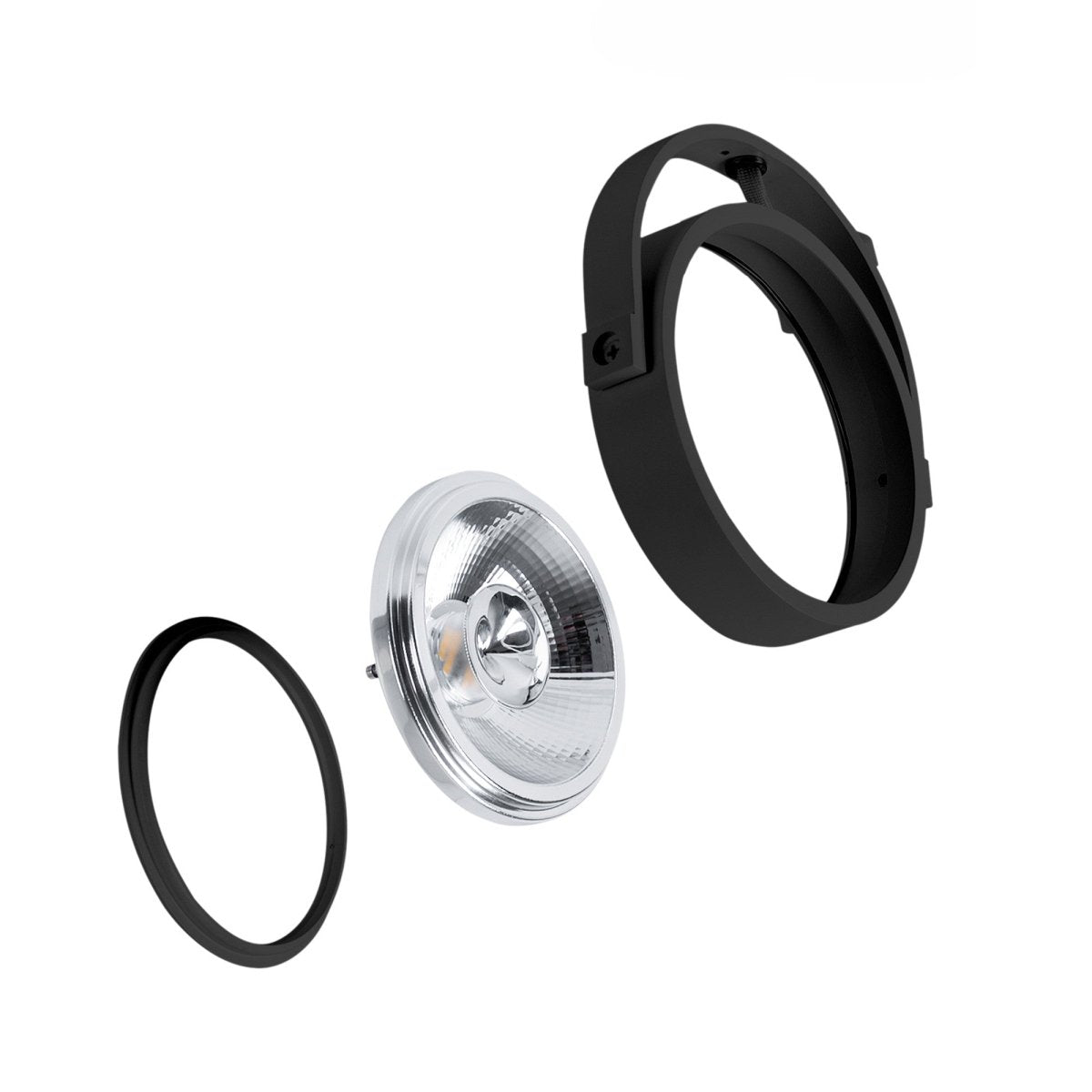 Aplique de techo triple orientable "IRIS 3" + 3 bombillas AR111 - Barcelona Led-Decoración
