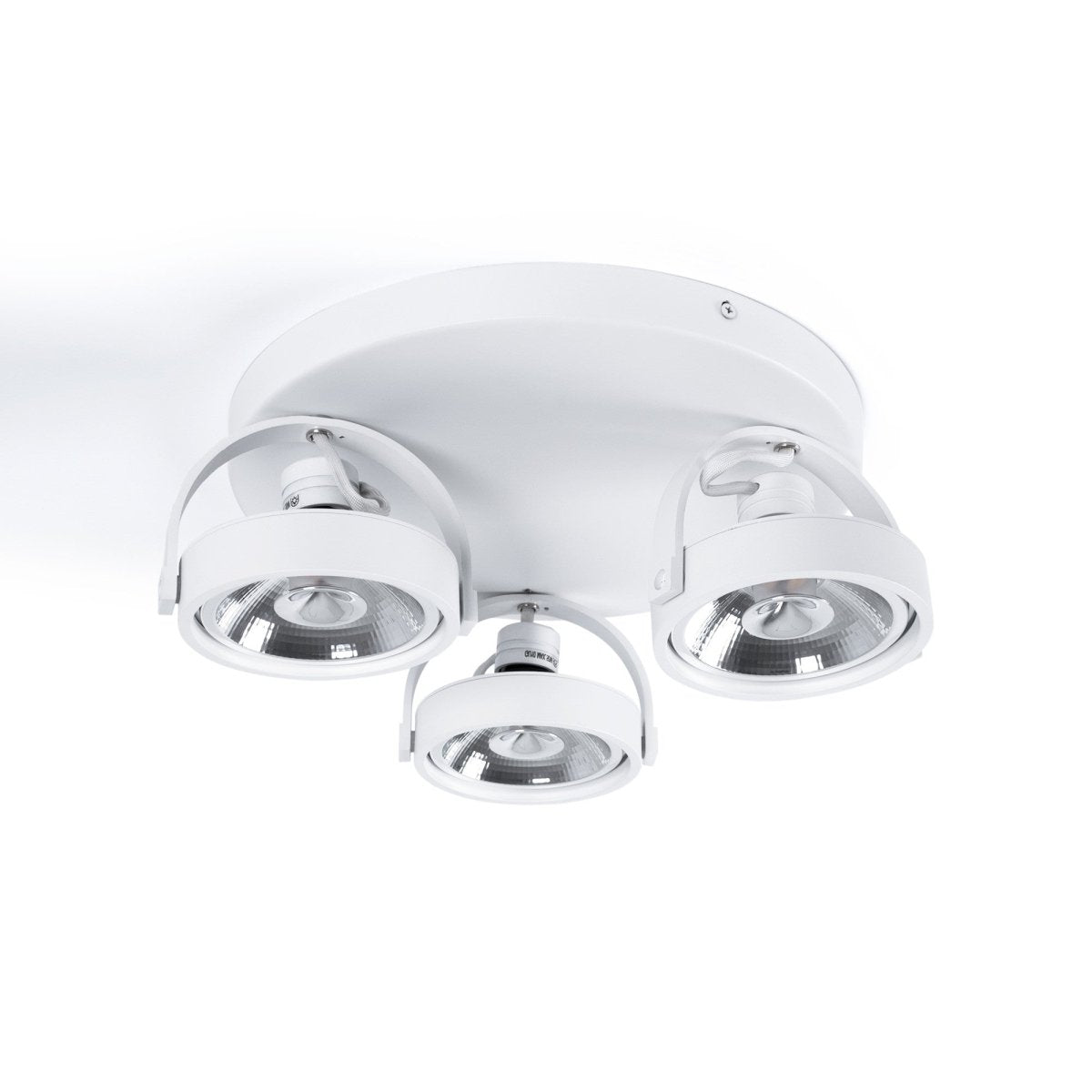 Aplique de techo triple orientable "IRIS 3" + 3 bombillas AR111 - Barcelona Led-Decoración