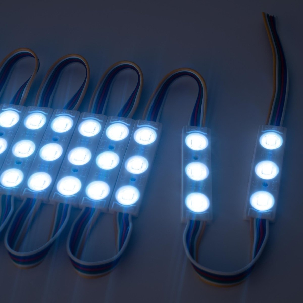 Módulos LED RGB + CCT para rótulos - 0.96W - 12V - IP65 - 120º - Barcelona Led-
