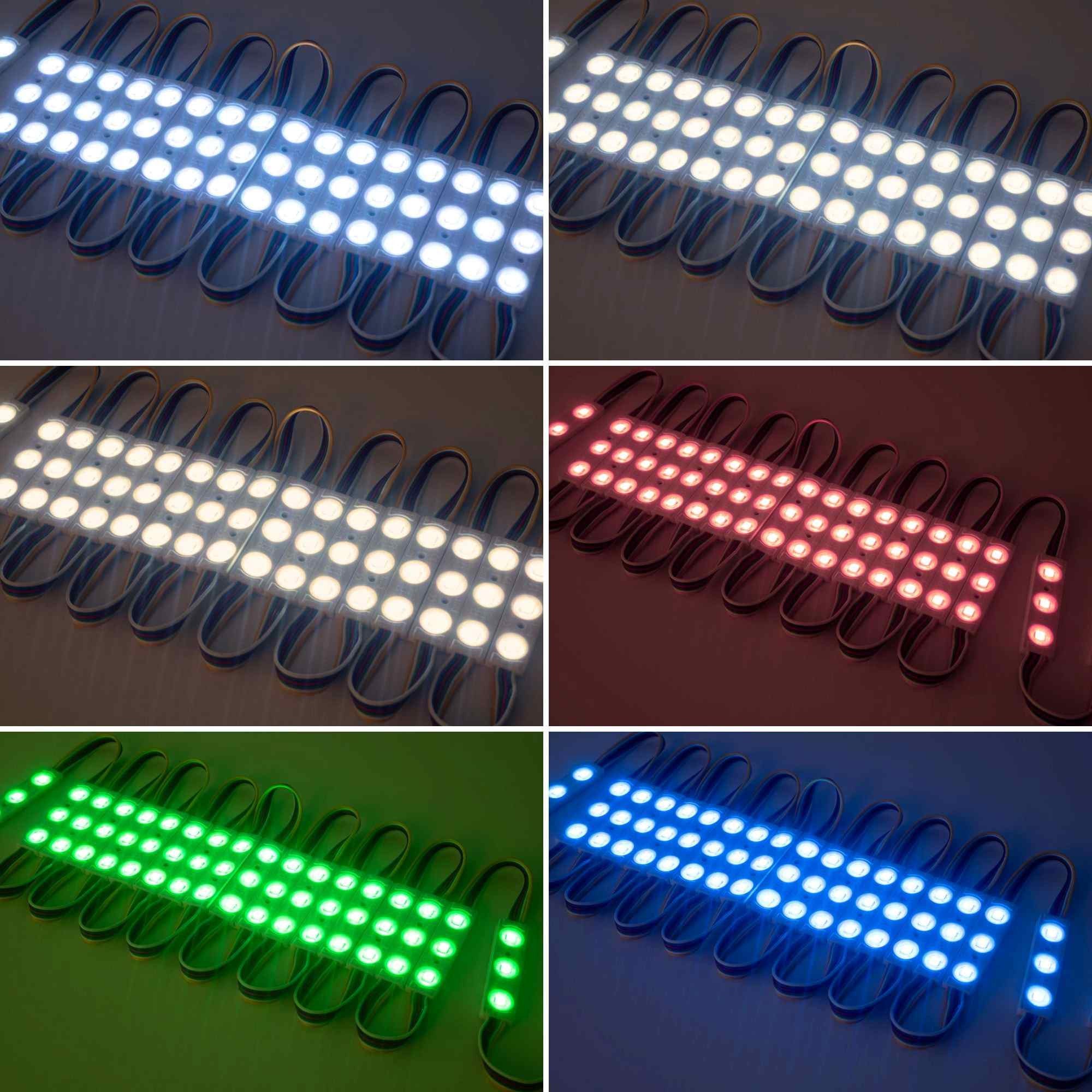 Módulos LED RGB + CCT para rótulos - 0.96W - 12V - IP65 - 120º (1)